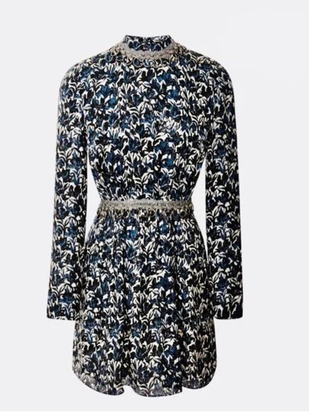 Tory Burch 2014 Embellished Silk Brocade Dress | Holiday Collection